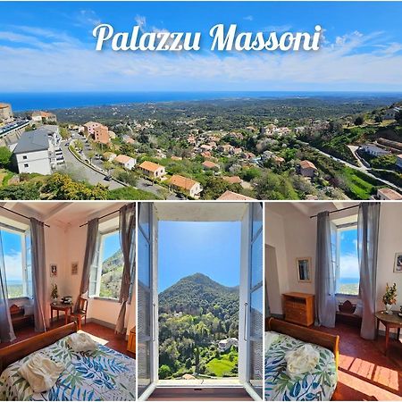 Palazzu Massoni, Magnifique Vue Sur La Mer Et La Montagne, Clim, Wifi, Parking Gratuit Cervione Bagian luar foto