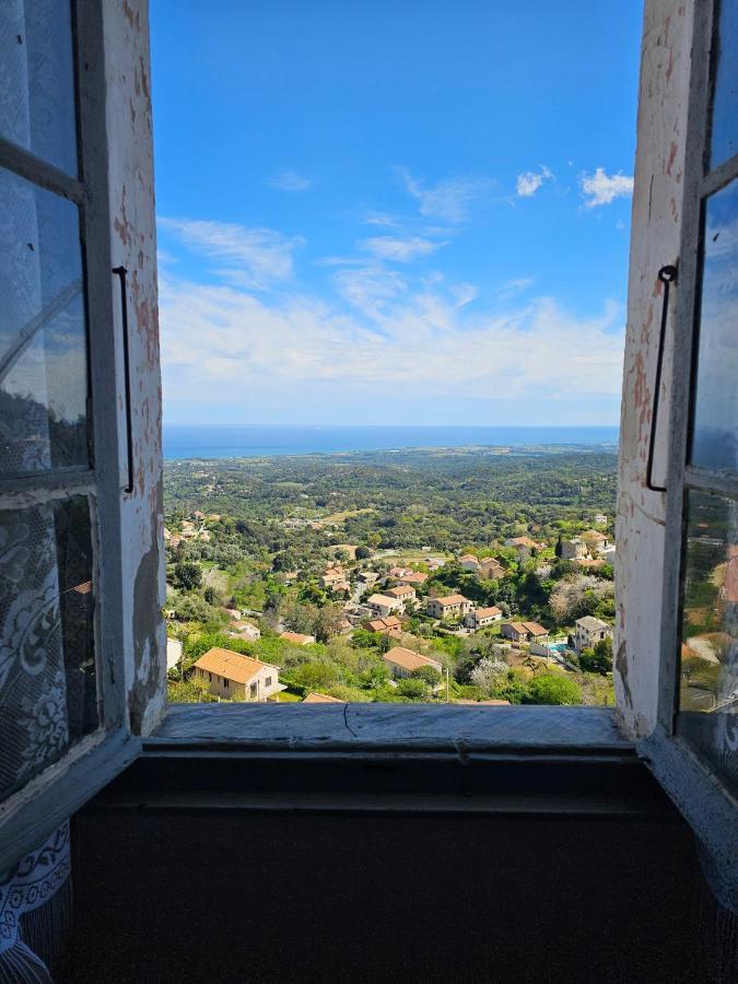 Palazzu Massoni, Magnifique Vue Sur La Mer Et La Montagne, Clim, Wifi, Parking Gratuit Cervione Bagian luar foto