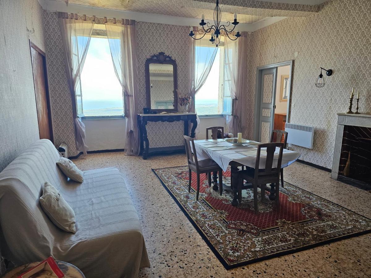 Palazzu Massoni, Magnifique Vue Sur La Mer Et La Montagne, Clim, Wifi, Parking Gratuit Cervione Bagian luar foto