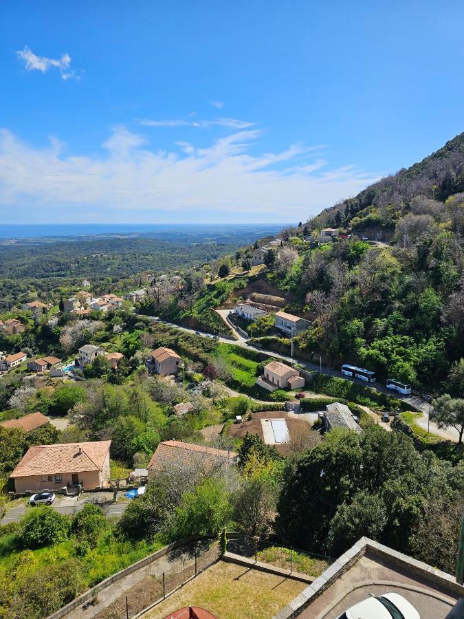 Palazzu Massoni, Magnifique Vue Sur La Mer Et La Montagne, Clim, Wifi, Parking Gratuit Cervione Bagian luar foto
