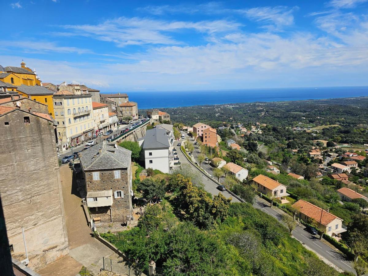 Palazzu Massoni, Magnifique Vue Sur La Mer Et La Montagne, Clim, Wifi, Parking Gratuit Cervione Bagian luar foto