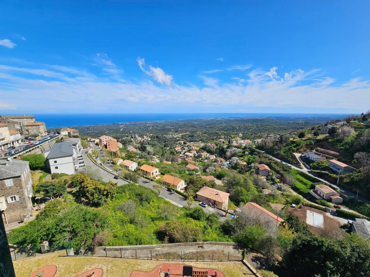 Palazzu Massoni, Magnifique Vue Sur La Mer Et La Montagne, Clim, Wifi, Parking Gratuit Cervione Bagian luar foto
